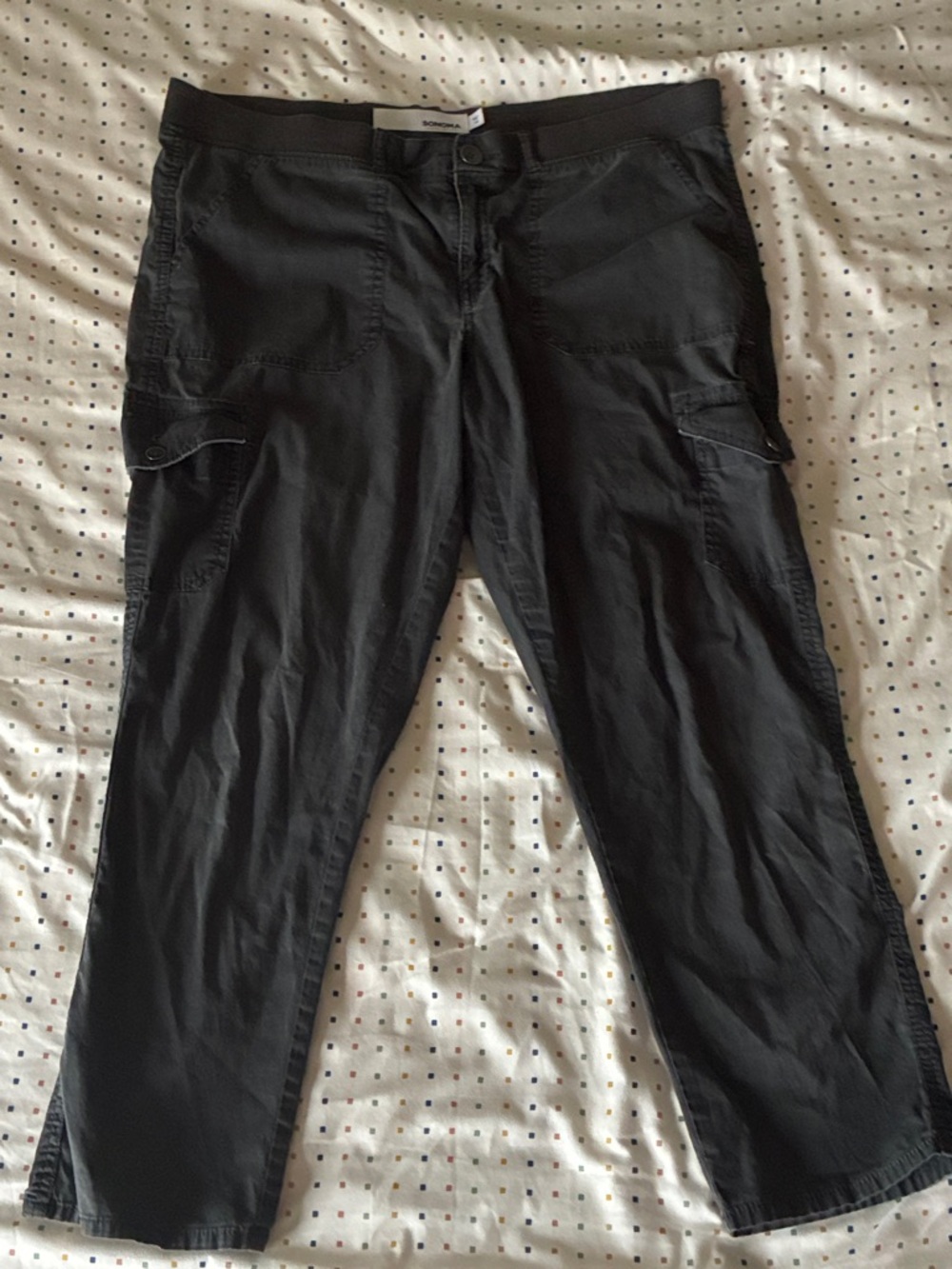 Women’s Black Cargo Pants from Sonoma